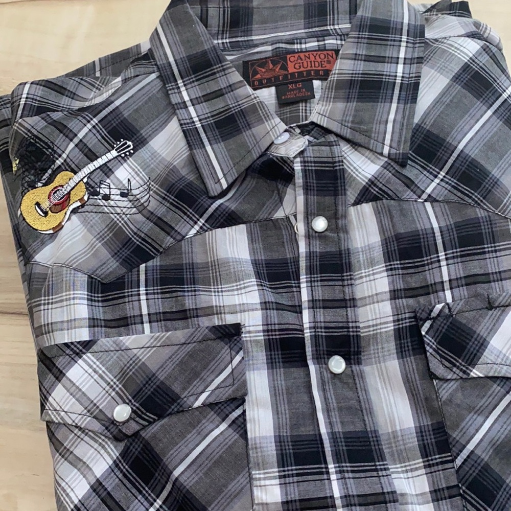 NWT Canyon Guide XL Plaid Long Sleeve Shirt